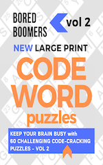 Bored Boomers Code Word puzzles volume 2