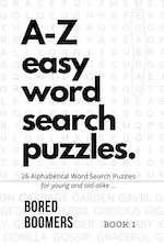 A-Z Easy Word Search Puzzles – Book 1