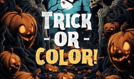 Trick -or- Color coloring book for all ages