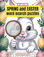 Spring and Easter Word Search Puzzles - 50 Large Print