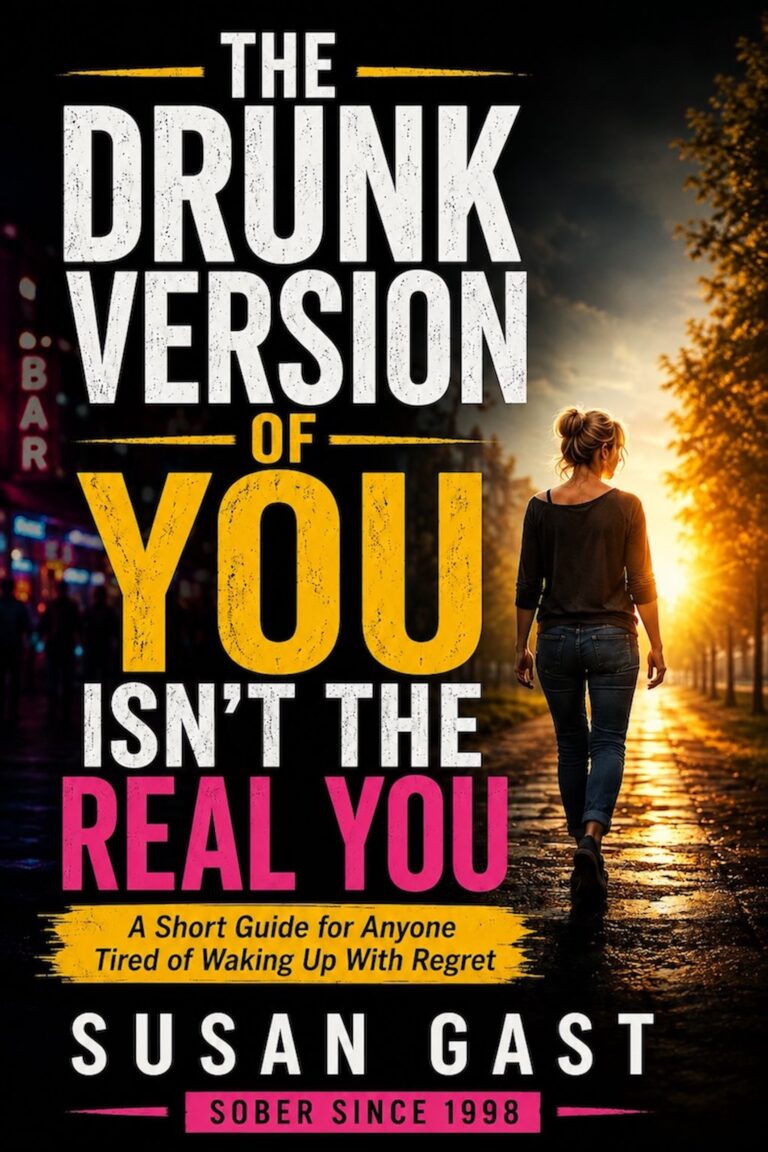 Book cover for The Drunk Version of You Isn't the Real You by Susan Gast